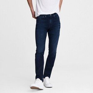 Rag & Bone Fit 2 Slim Jeans in Strummer Dark Blue Denim 29x32